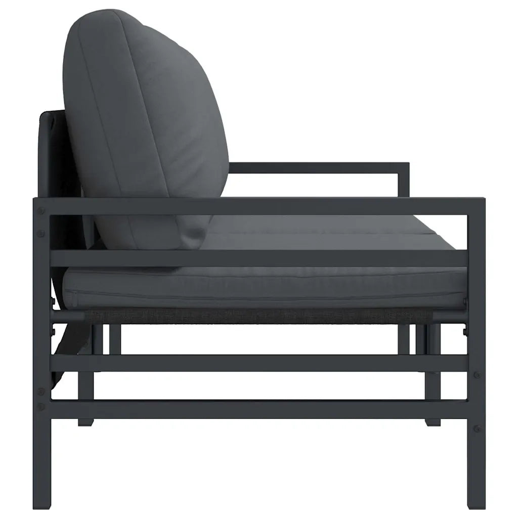 Mobili da Esterno 2 pcs Antracite 80 x 80 x 71 cm Acciaio