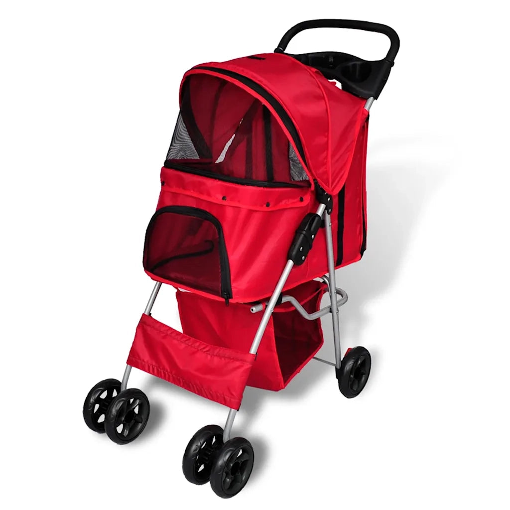 Passeggino per Cani Rosso 170055