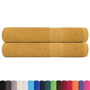 Asciugamani FROGN 2 pz | Teli per bagno Oro 100x200 cm 360 g/m2