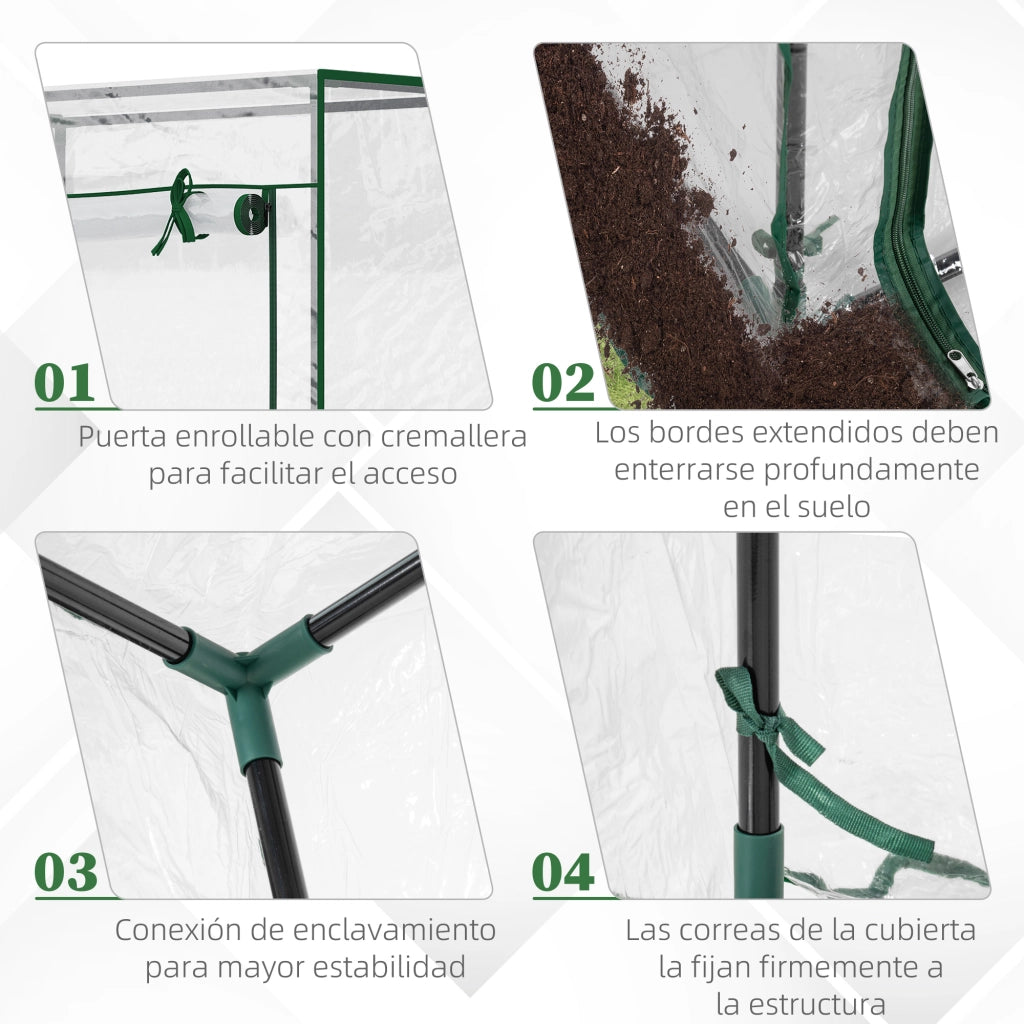 Serra da Giardino ¨C Minimal ¨C 100x50x150 cm Trasparente