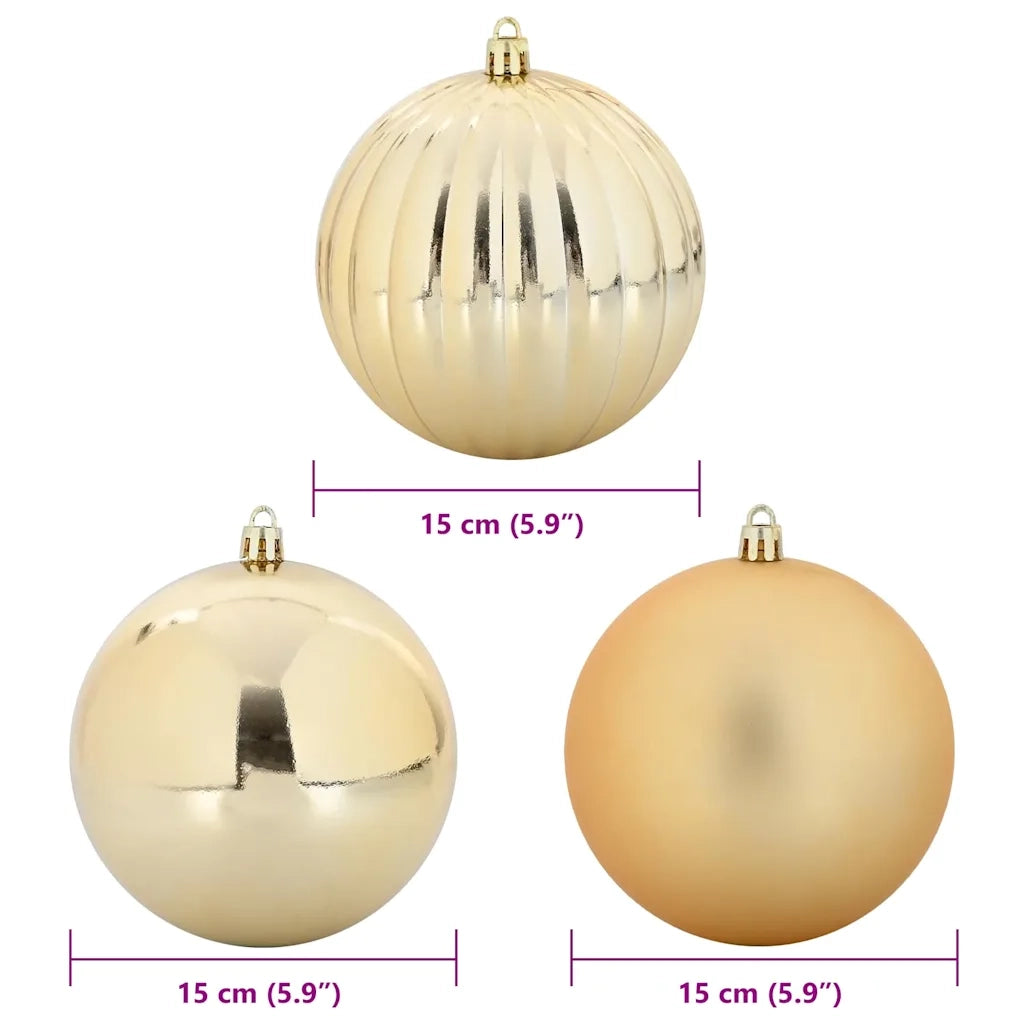 Set di palline di Natale XL 9 pcs Oro Plastica 42018870