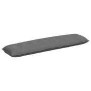 Cuscino per Schiena | Cuscino dorsale Grigio scuro 200 x 50 cm