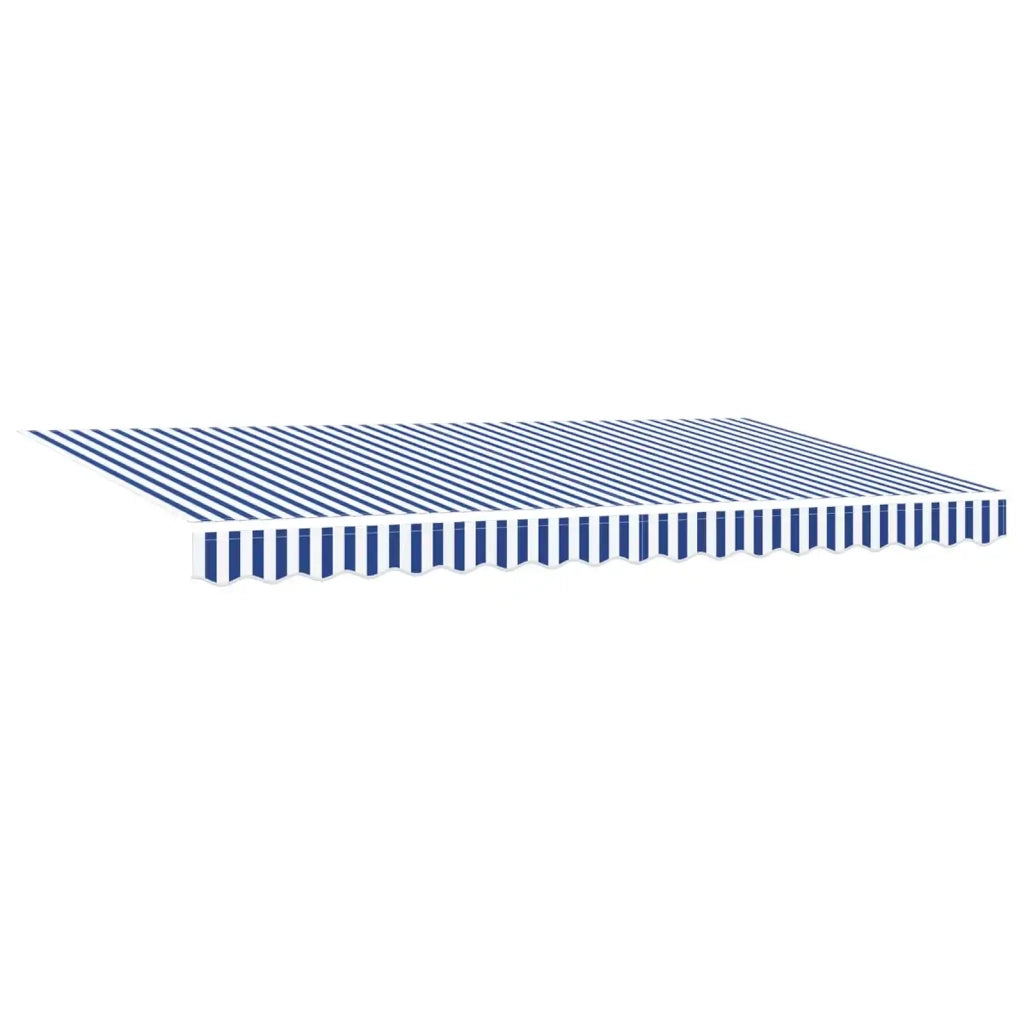 Tenda retrattile-Tenda parasole per balcone Blu 350 x 200 cm Tessuto 670357