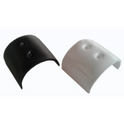 COPRIGIUNTA NERO PVC WHITE JOINT CAP