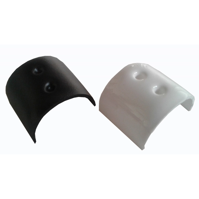 COPRIGIUNTA NERO PVC WHITE JOINT CAP