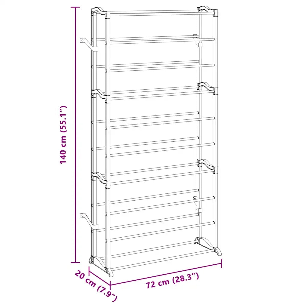 Set 2 Scarpiere-Set di 2 Scaffale per scarpe