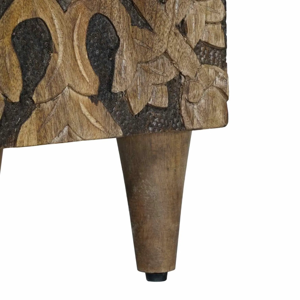 Mobiletto da Letto con cassetto Marrone 50 x 33 x 60 cm 4018340