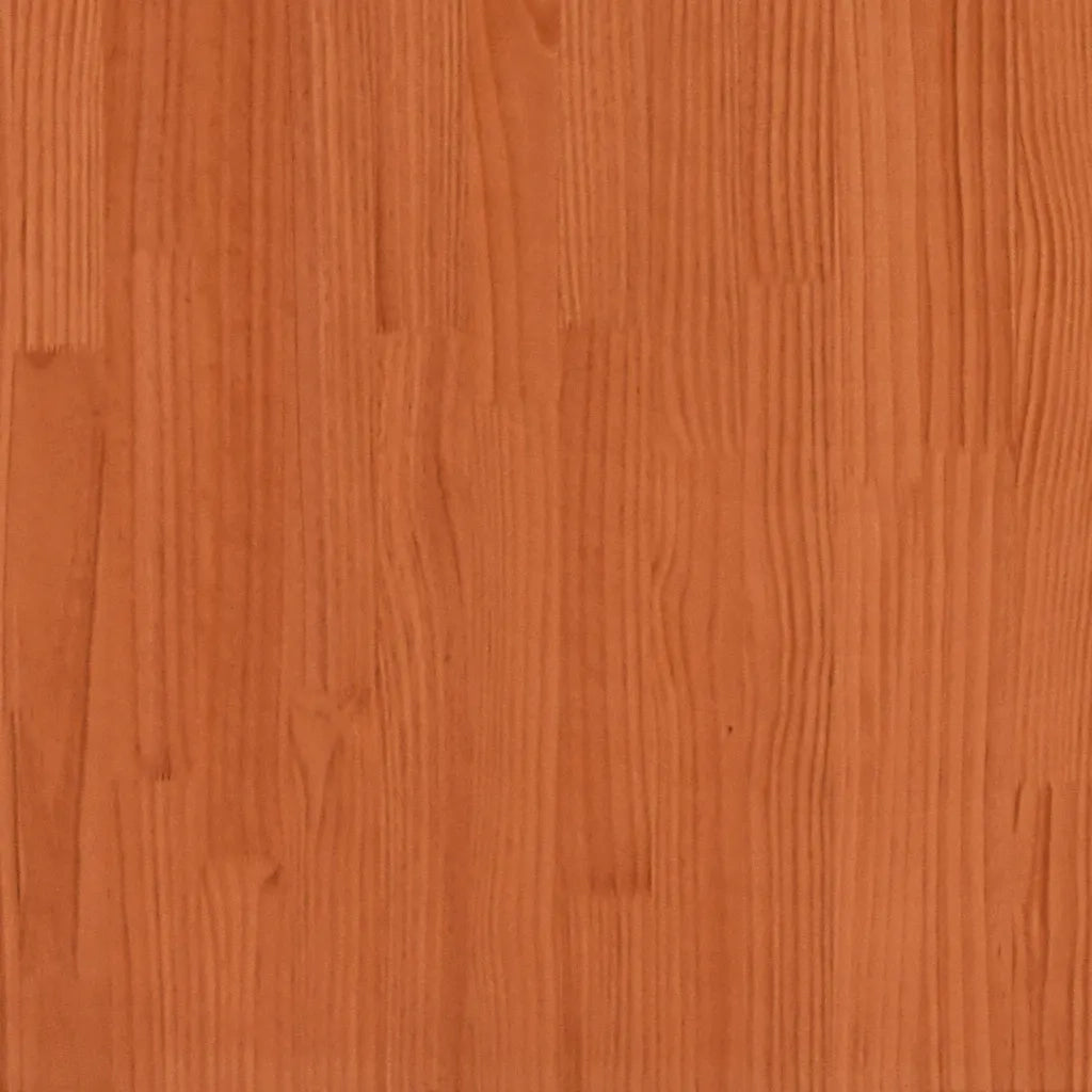 Fioriera Giardino-Vaso da Esterno-Contenitore per Piante Marrone Cera 70x40x49,5cm Legno Massello Pino 871195