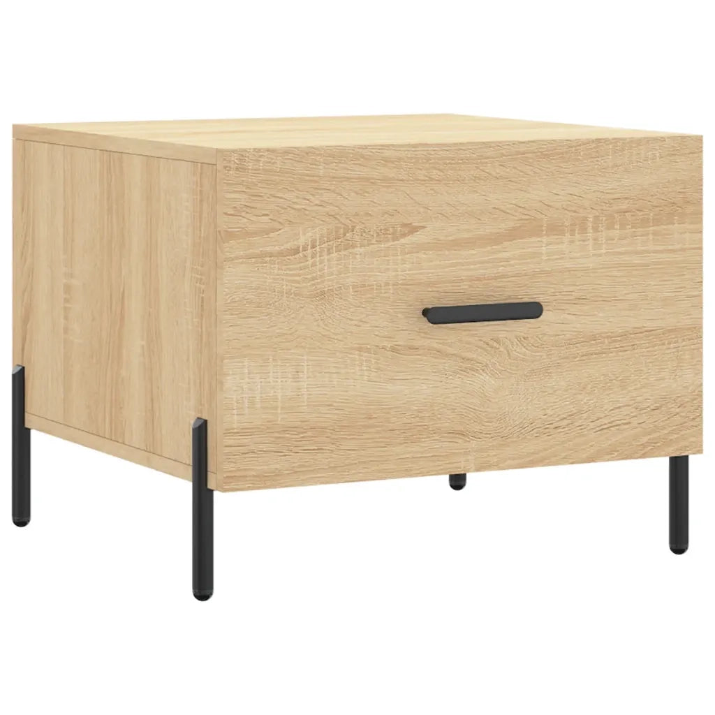 Tavolini Salotto 2pz Rovere Sonoma 50x50x40cm Legno Multistrato 829419