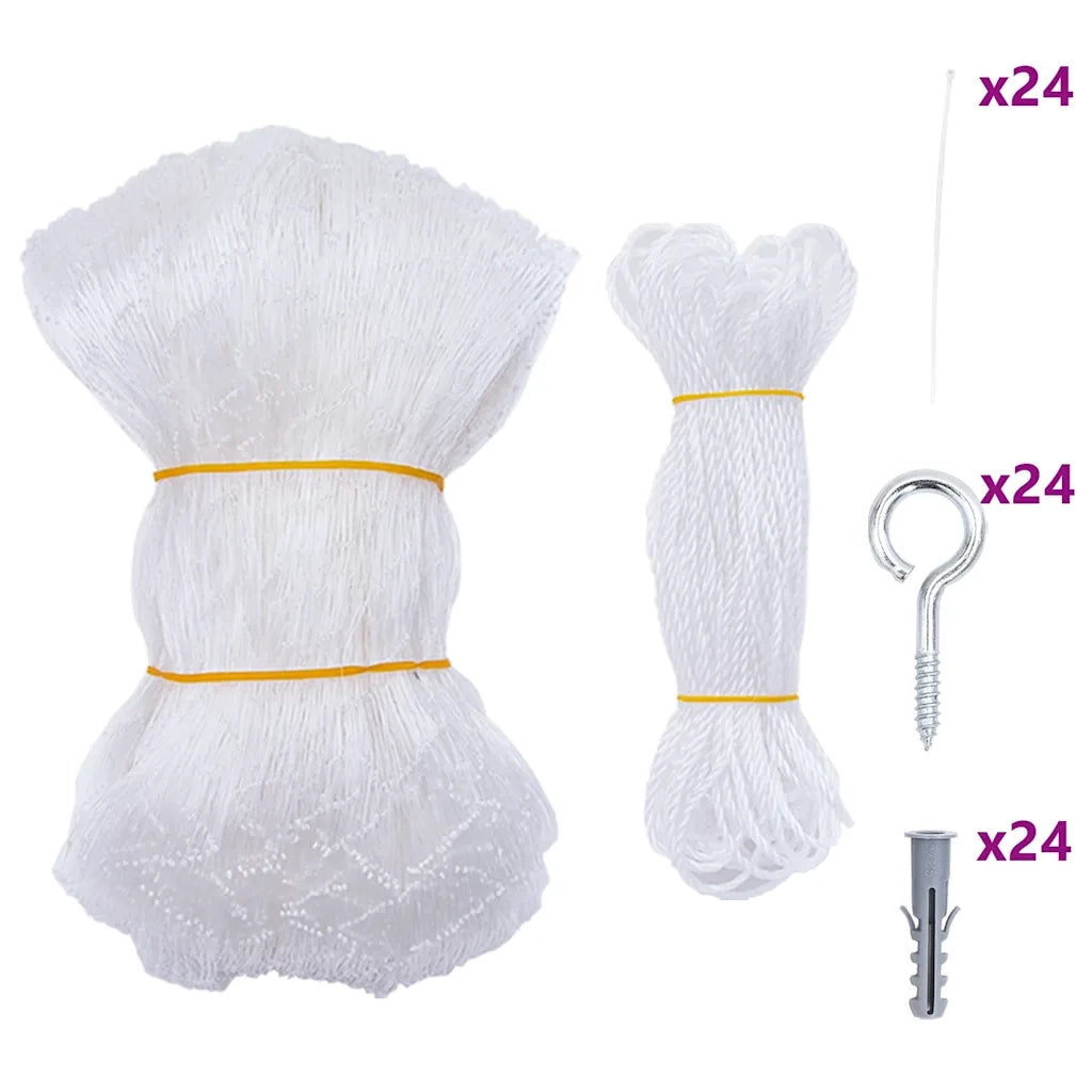 Rete per Gatti Trasparente 12x3 m in Nylon CFW8298478