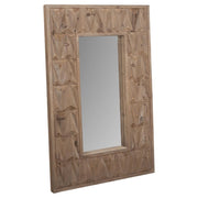 Specchio in legno marrone 68,5x6x108,5h