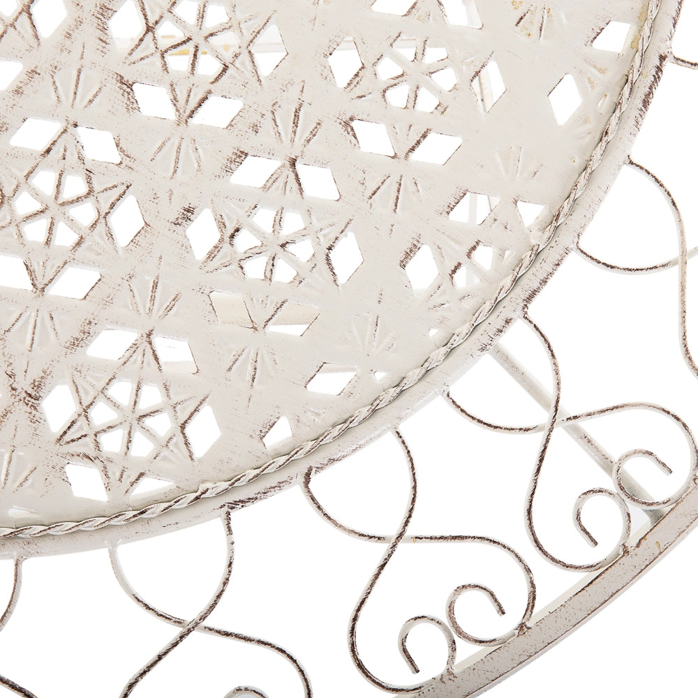 Set Bistrot Beige Tavolo 2 Sedie in stile Chic Francese