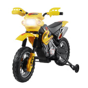 Moto Elettrica per Bambini ¨C Minimal ¨C Giallo 102x53x66cm