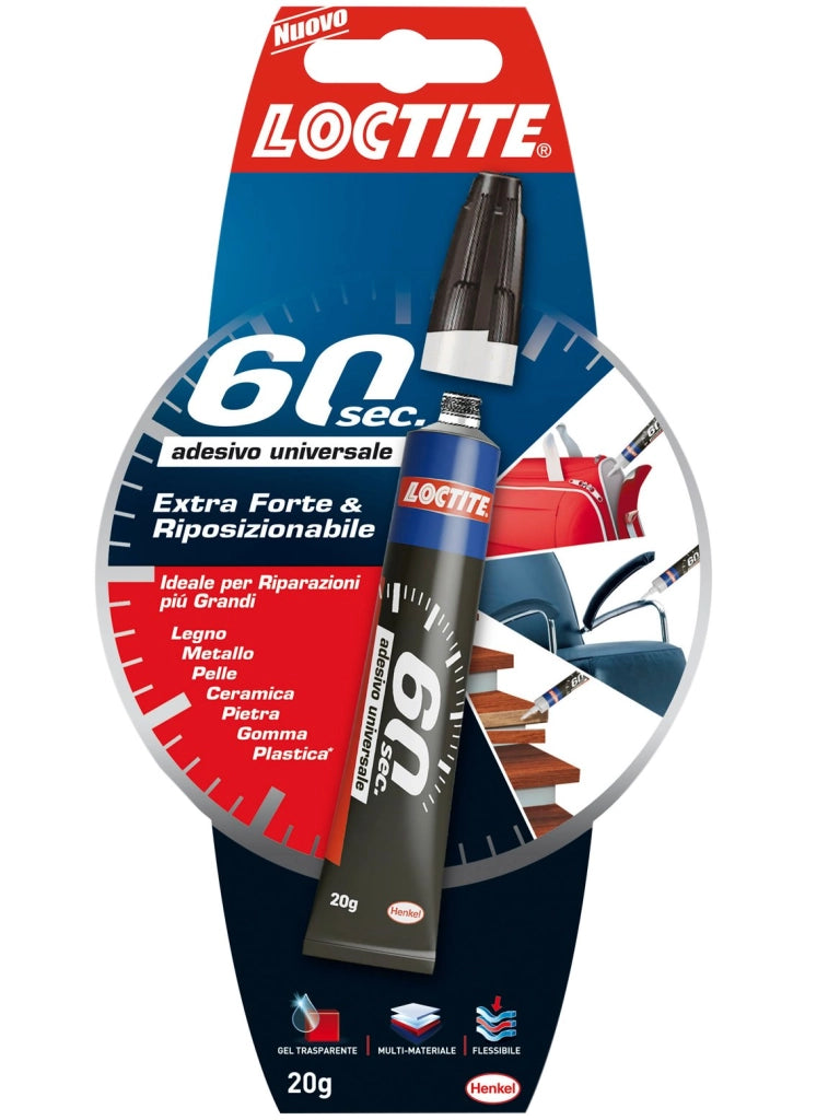 COLLA UNIVERSALE '60 SEC.' 20 gr - LOCTITE