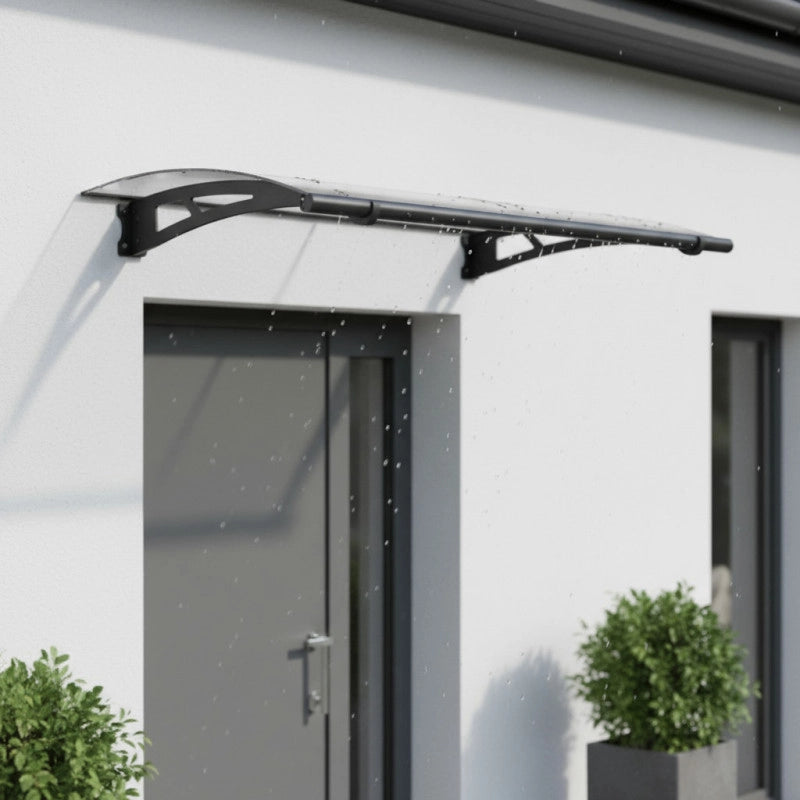 Pensilina esterna INDRA - 150 x 92 x 16 cm - Grigio