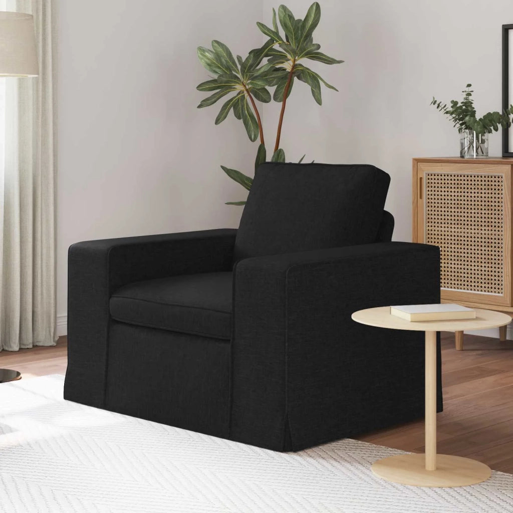 Divano Nero 103 x 80 x 82 cm Tessuto
