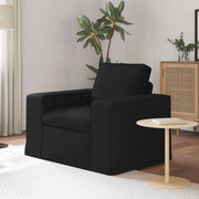 Divano Nero 103 x 80 x 82 cm Tessuto