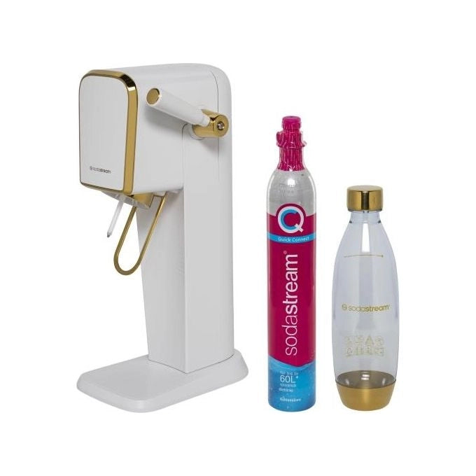 SodaStream 1013511415 gasatore Oro, Bianco