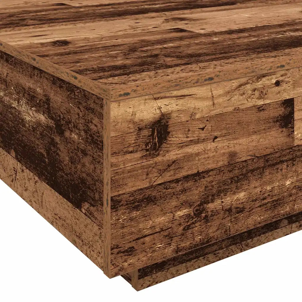 Tavolino da Salotto-Tavolino da soggiorno-Tavolo Legno vecchio 55 x 55 x 31 cm 911872