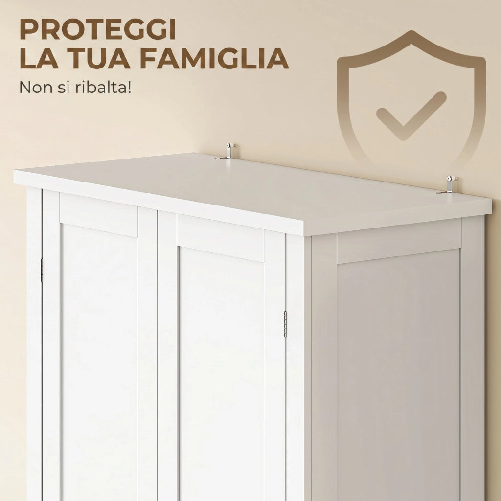 Mobile Cucina con Ante e Cassetti ¨C Zephmum ¨C Bianco