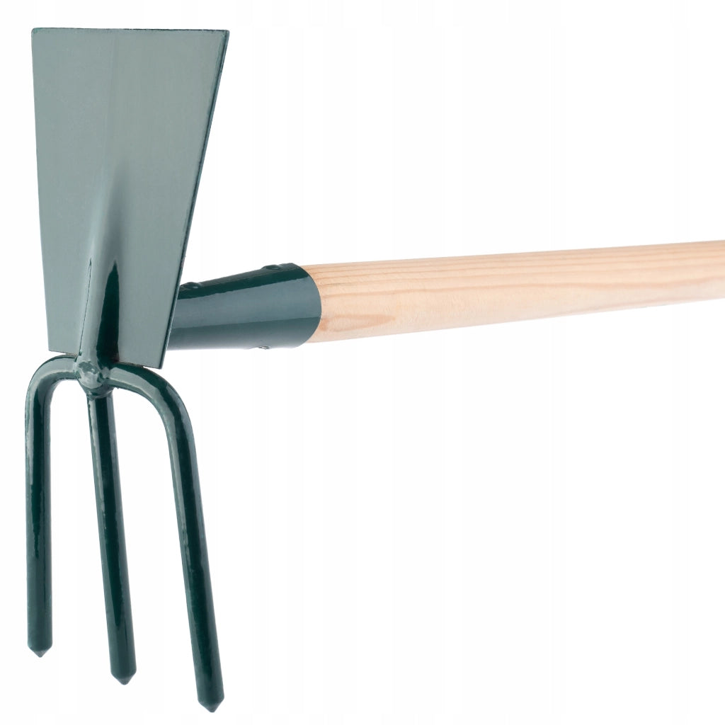 Zappa da giardino KADAX per scavare con forca da 8 cm e gancio da 115 cm