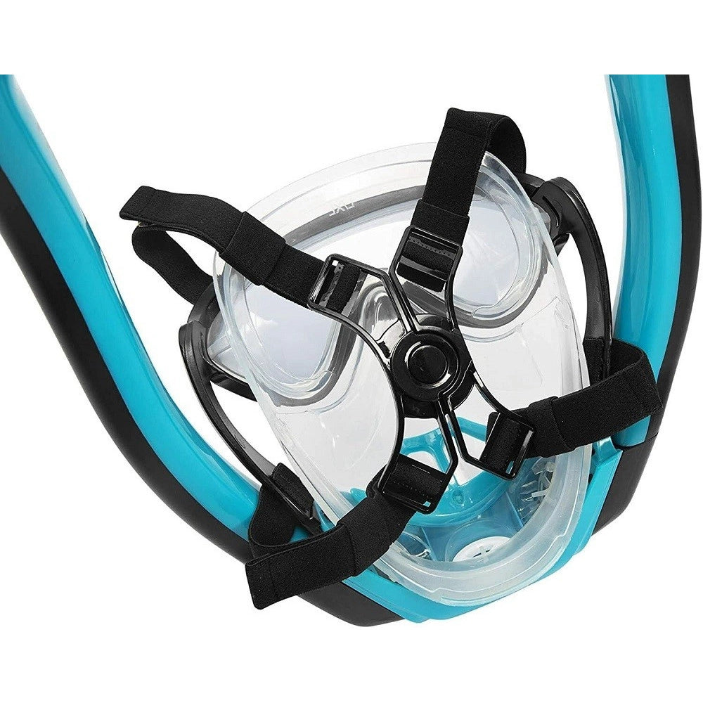 Trade Shop - Maschera S/m Con 2 Boccagli Da Snorkeling Sub Per Mare Piscina Hydro-pro 24060 -