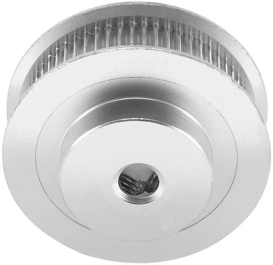 Rullo distributore da 60T - Struttura in alluminio leggera - 2GT-30/36/40/48/60 denti - Foro interno 5/6.35/8/10/12mm - Adatto per stampante 3D/CNC - Alta finitura - Rullo a tempo