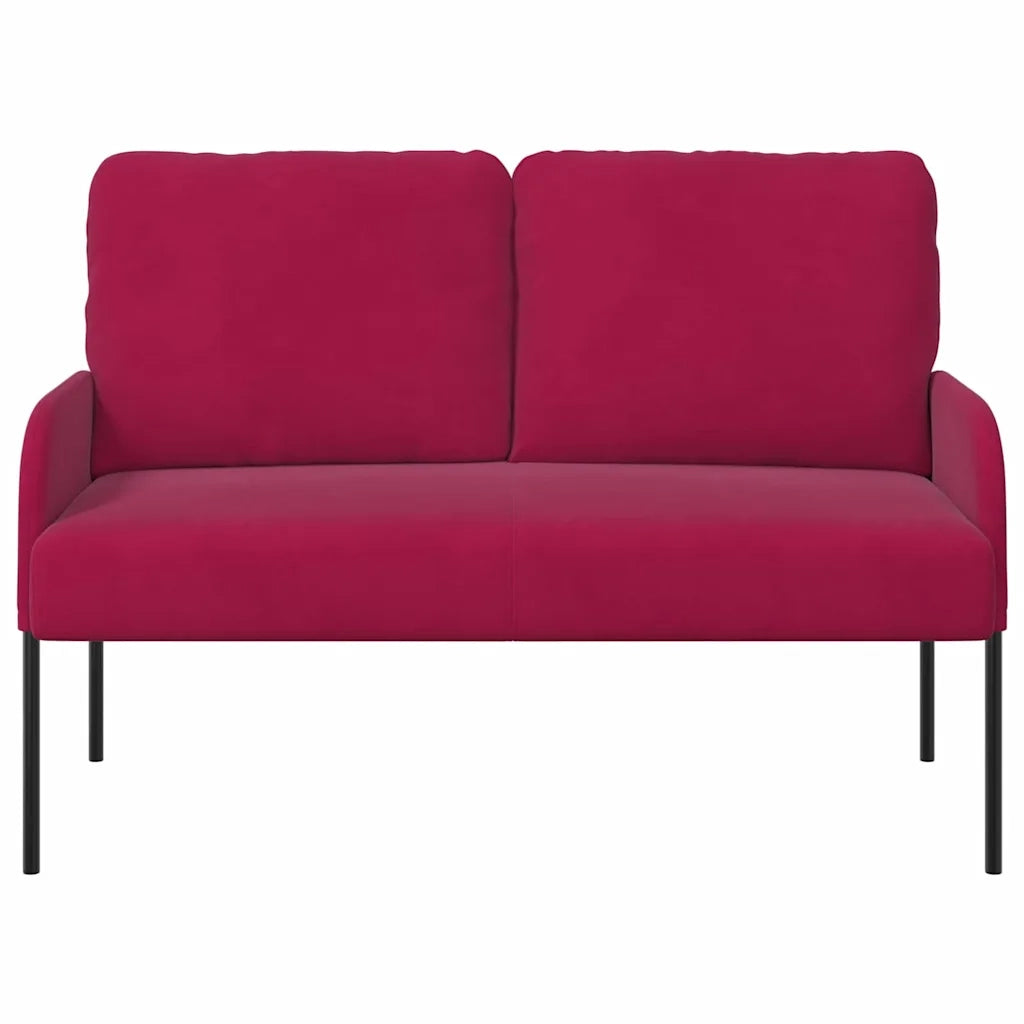 Divani con cuscino 110cm Rosso Vino Legno compensato 42023459