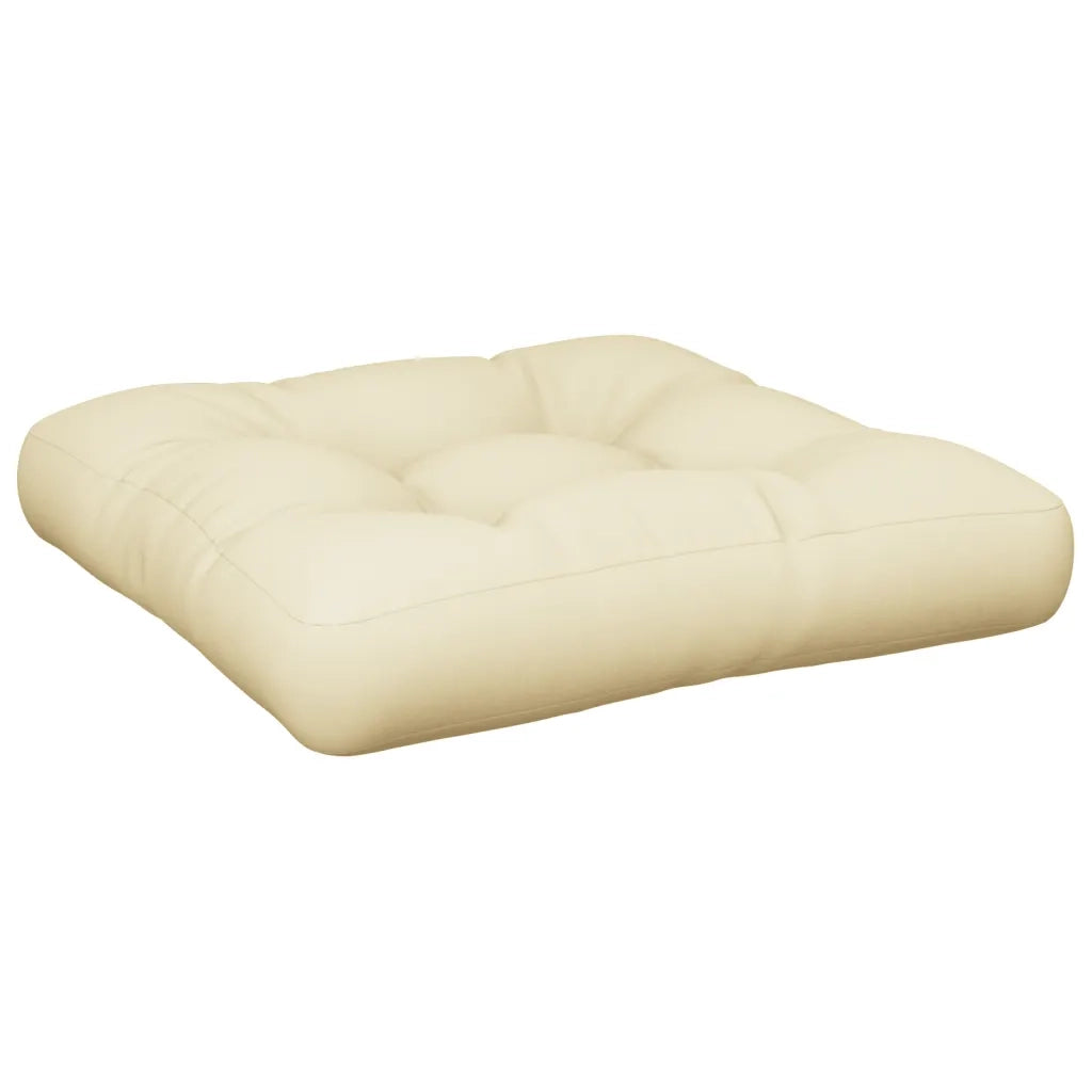 Cuscino per Pallet Crema 58x58x10 cm in Tessuto 360902