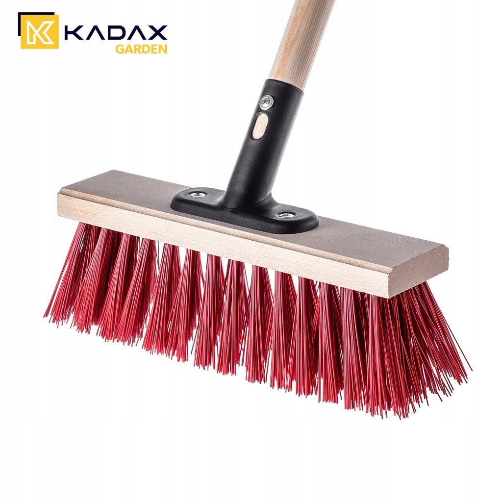 Scopa da giardino KADAX per spazzare strade e giardini, 30 cm