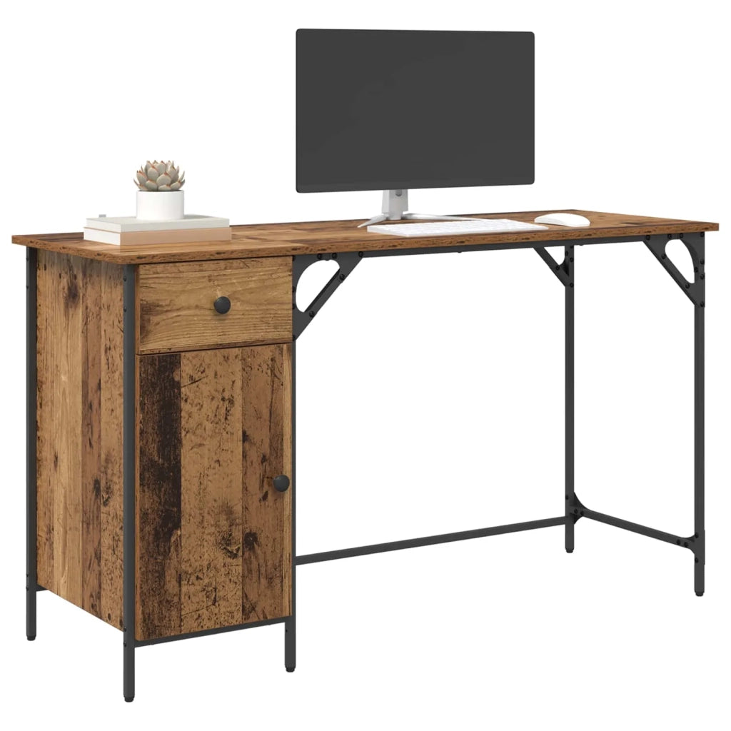Scrivania per computer Legno vecchio 131 x 48 x 75 cm 882832
