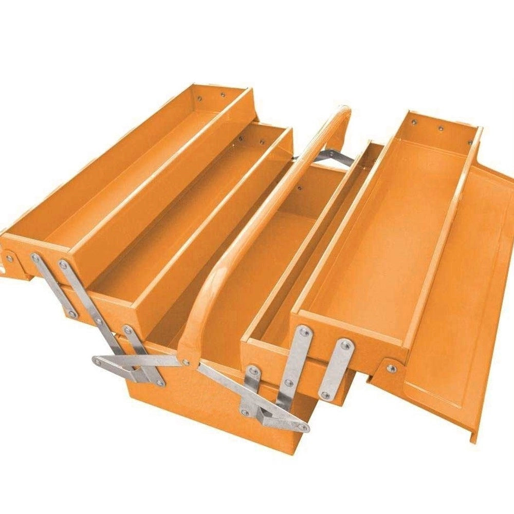 Trade Shop - Cassetta Porta Attrezzi In Metallo Estensibile 49,5 X 20 X 29cm Organizer -