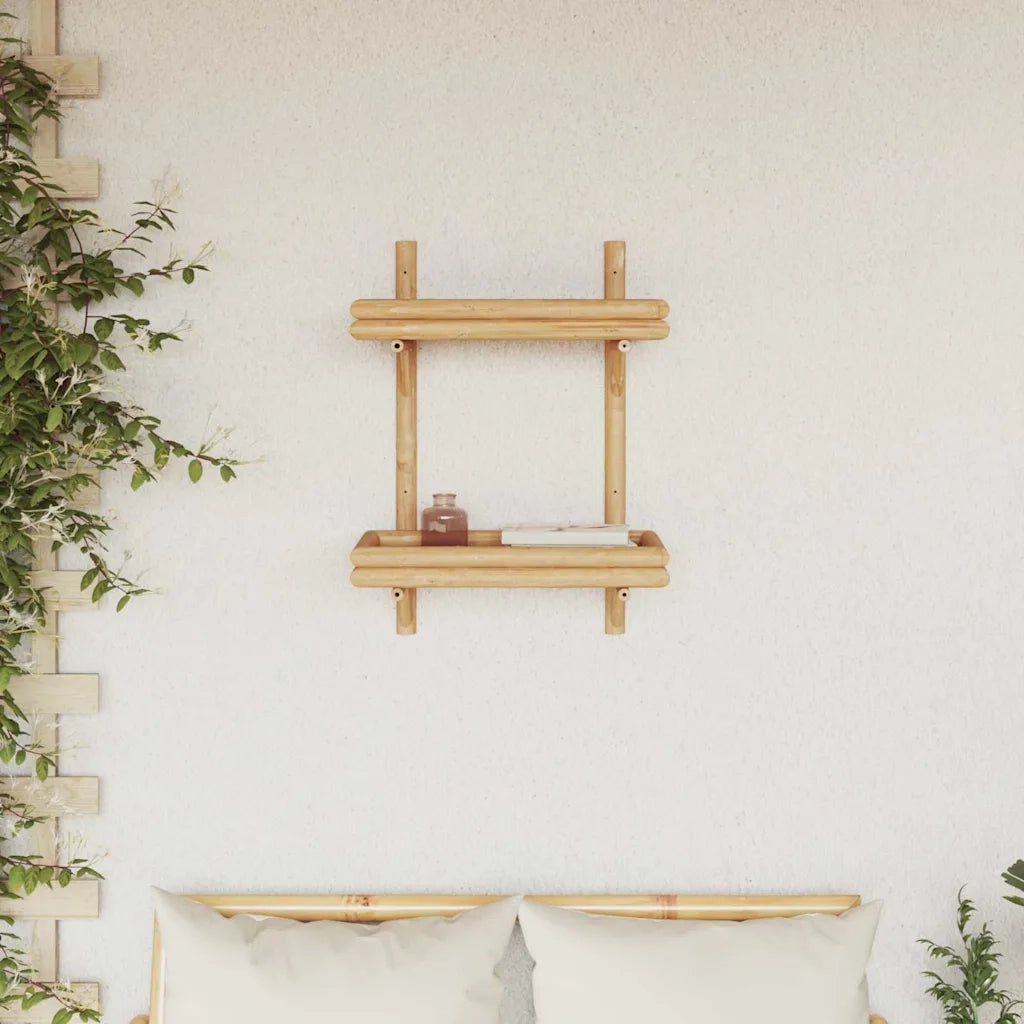 Scaffale da parete Marrone 39 x 26 x 60 cm Bambù 4106587