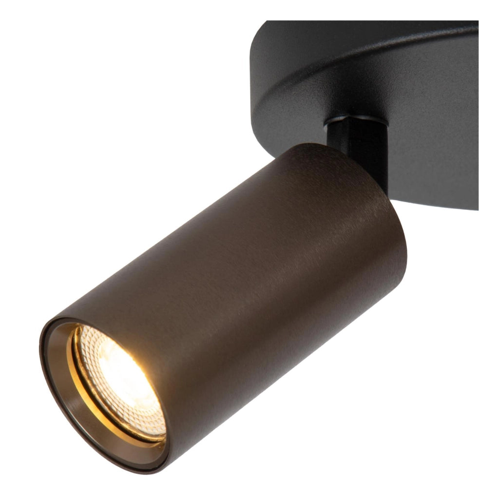 Faretto da soffitto Ritmo 2x MR11 bronzo/nero Lucide