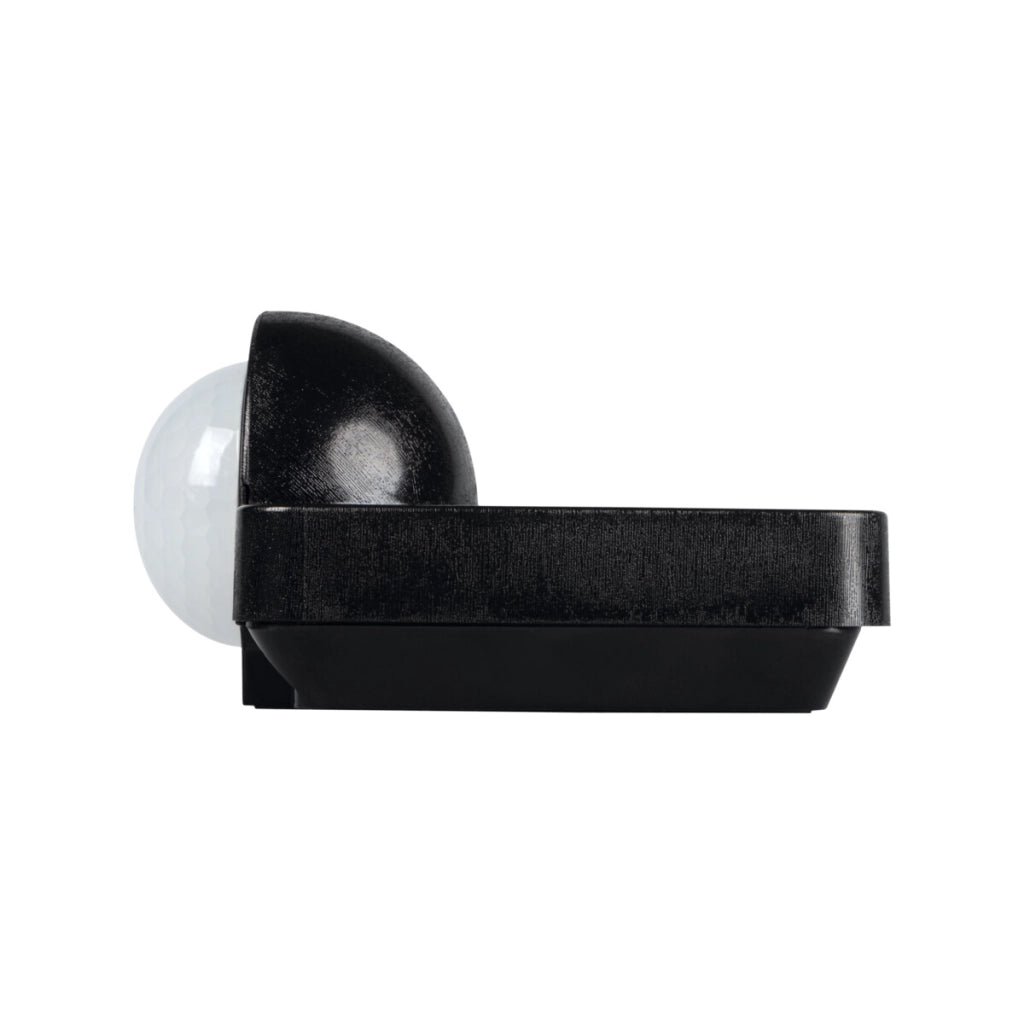 Sensore movimento esterno nero IP54 PIR Kanlux 37369
