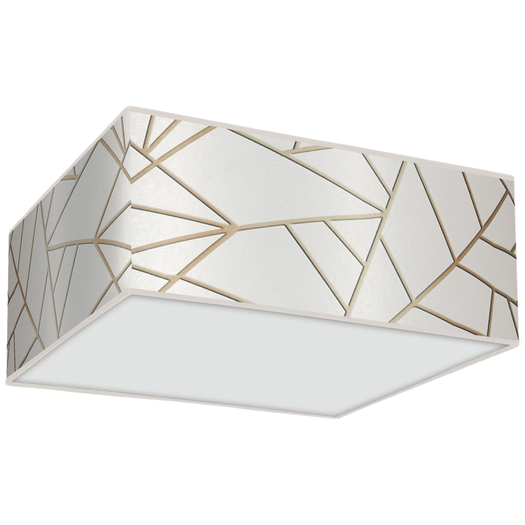 Plafoniera soffitto Milagro Ziggy bianca 50cm 3xE27