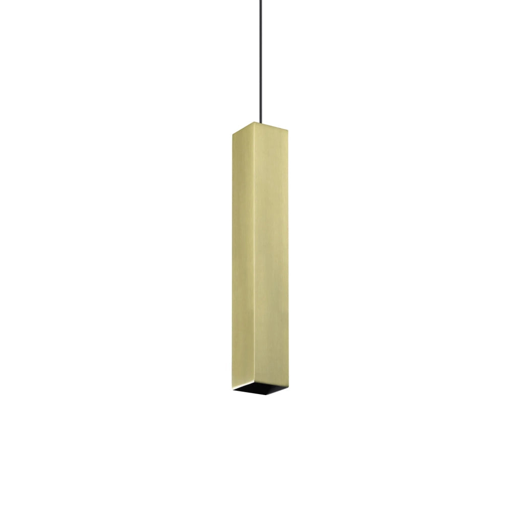 Lampada A Sospensione LOOK Gu10 Ottone Altezza Regolabile Dimmerabile Ideal Lux