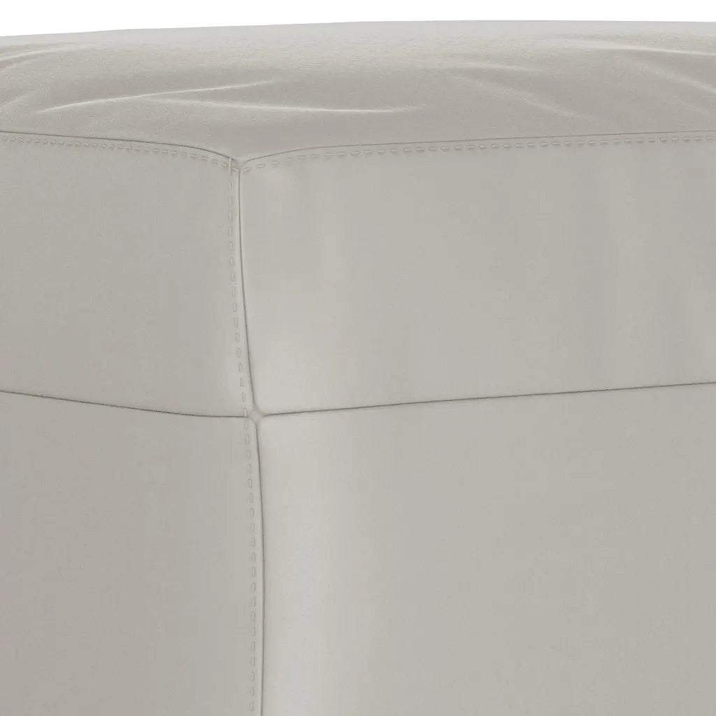 Panca-Sgabello Grigio Chiaro 100x35x41 cm in Microfibra