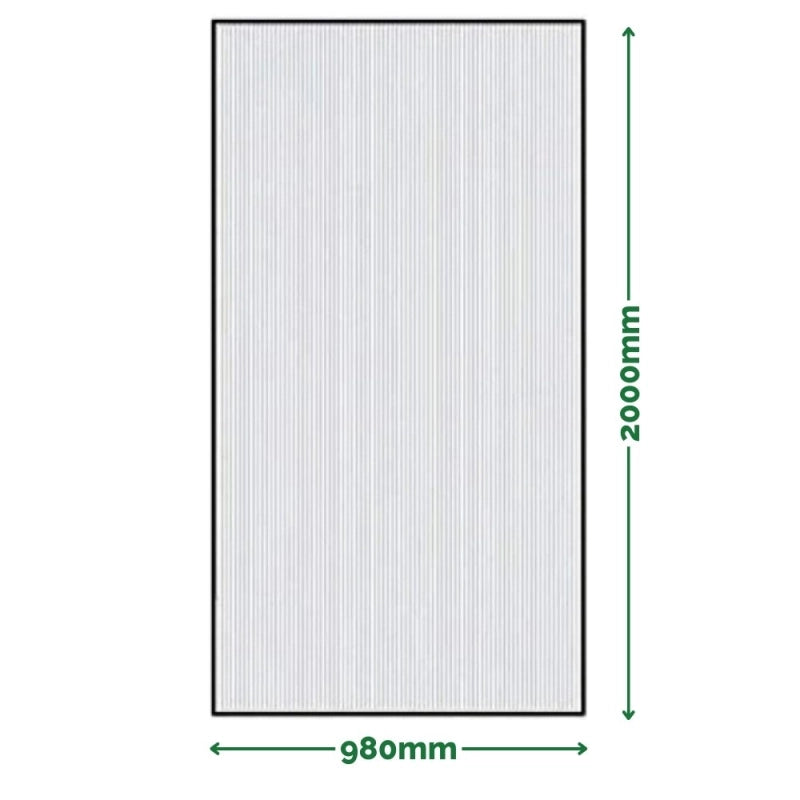 Lastra Policarbonato Alveolare Trasparente 2000x980x16mm