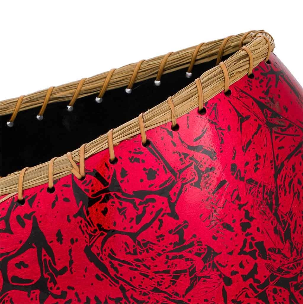 Vaso in ceramica rossa 35x18,5x37,5h