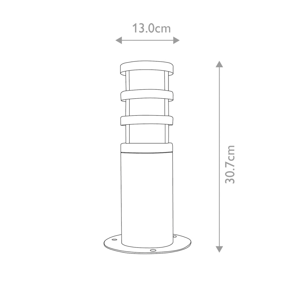 Lampada da esterno a paletto nera E27 60W Hornbaek