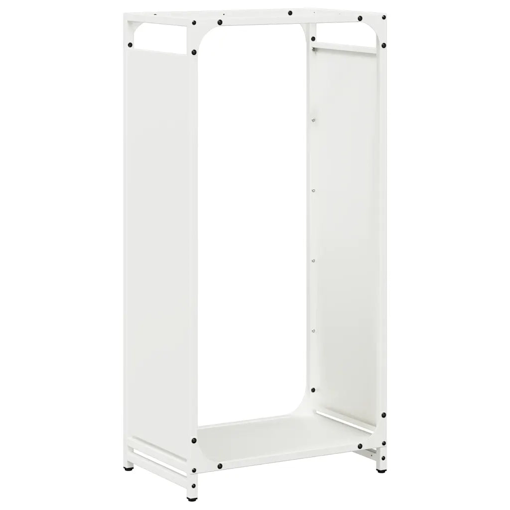 Rastrelliera per Legna da Ardere Bianca 44x28x90 cm CFW2532016
