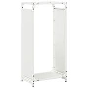 Rastrelliera per Legna da Ardere Bianca 44x28x90 cm CFW2532016