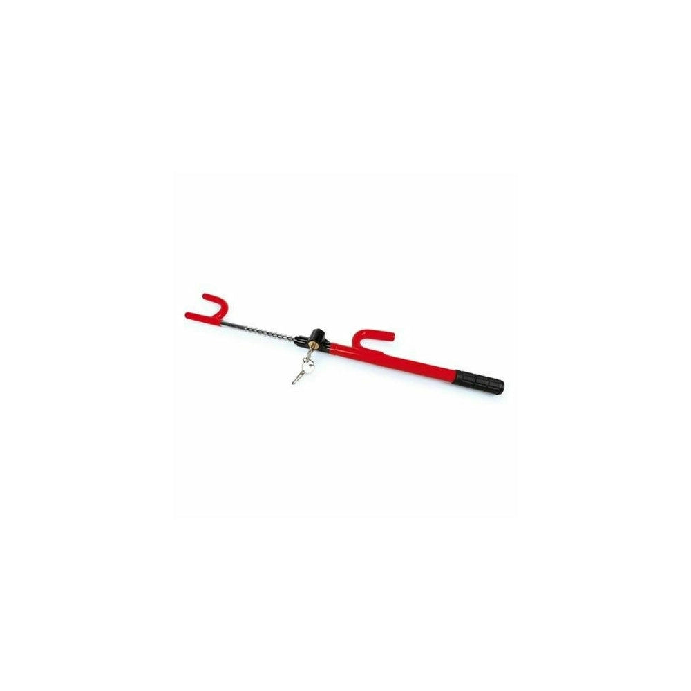 Trade Shop - Asta Blocca Sterzo Per Volante Auto Antifurto Sicurezza Macchina Anti Theft 60cm -