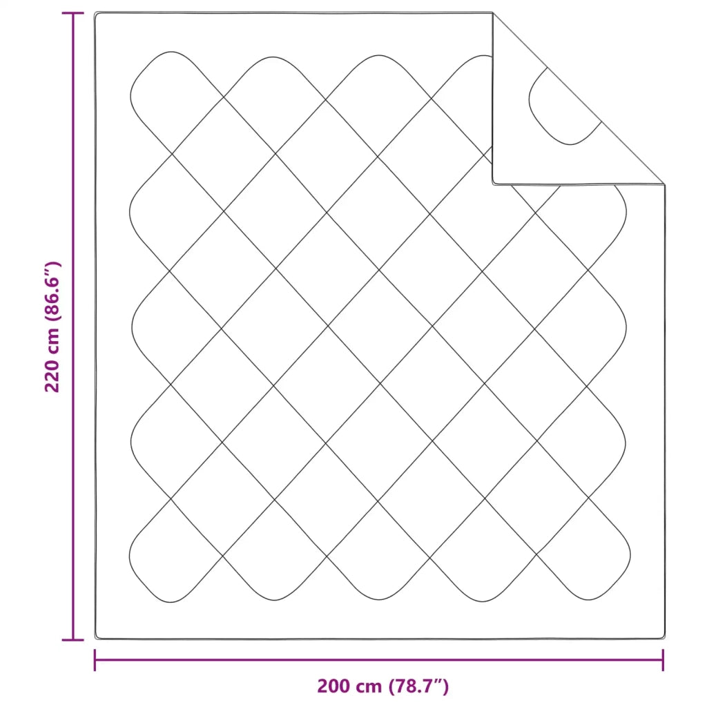 Piumone con Cuscini 3 pcs Bianco Microfibra e Piuma d'Oca 3377920