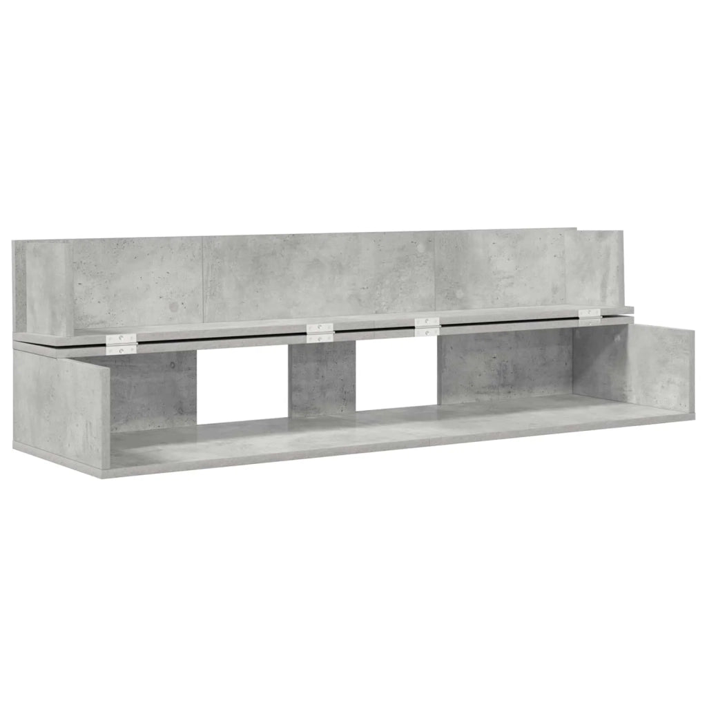 Scrivania studio Grigio Cemento 152 x 40 x 19,5 cm 8006671