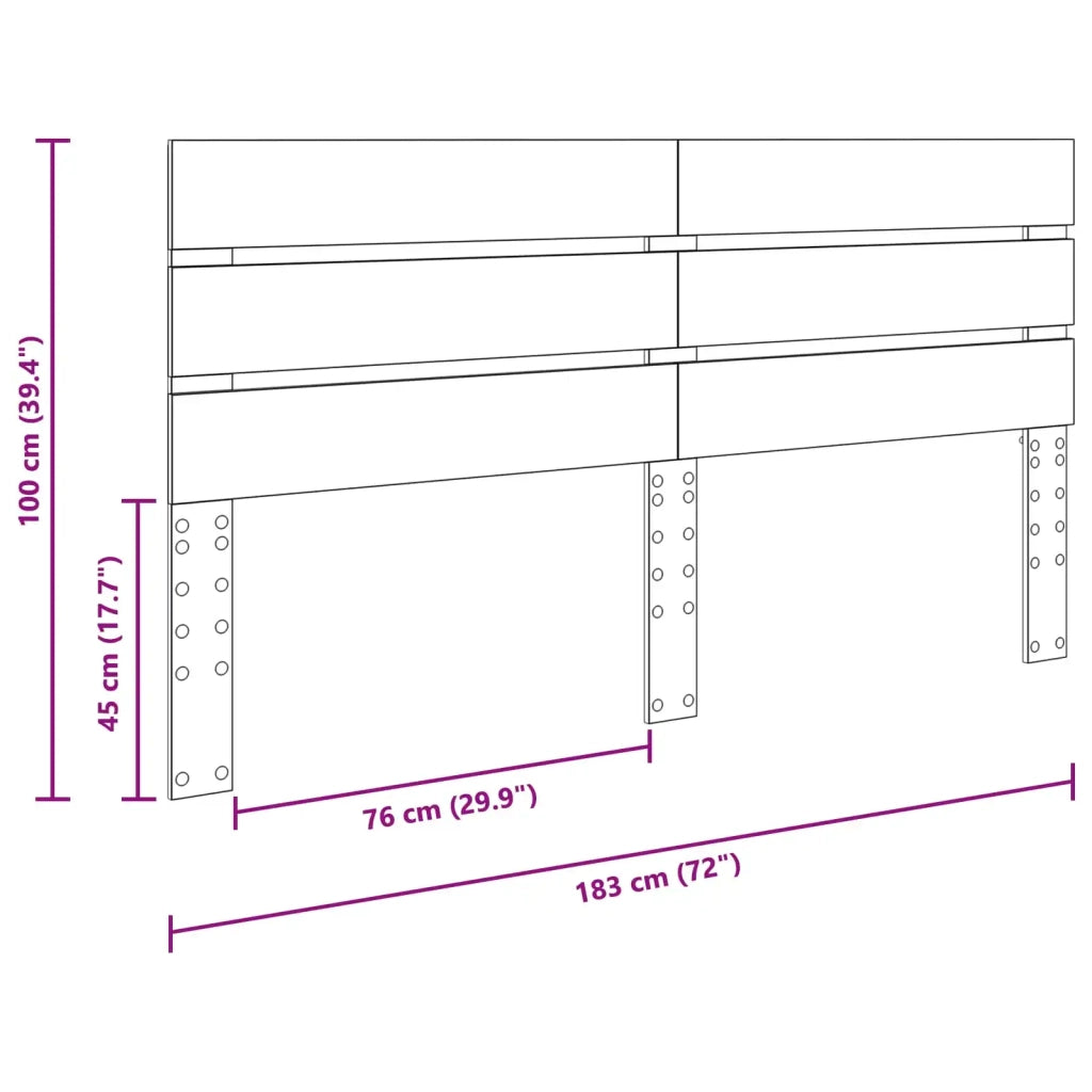 Testiera | Testata Bianco Legno multistrato