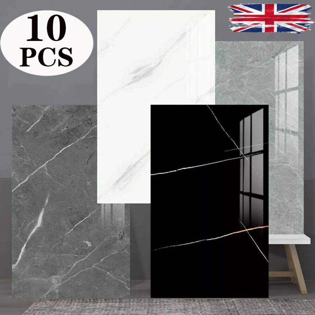 Adesivi Piastrelle Effetto Marmo Autoadesivi ¨C Xylo ¨C Set 10 Pezzi per Cucina Bagno