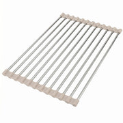 Scolapiatti Arrotolabile Per Lavello Rea P12298b Beige