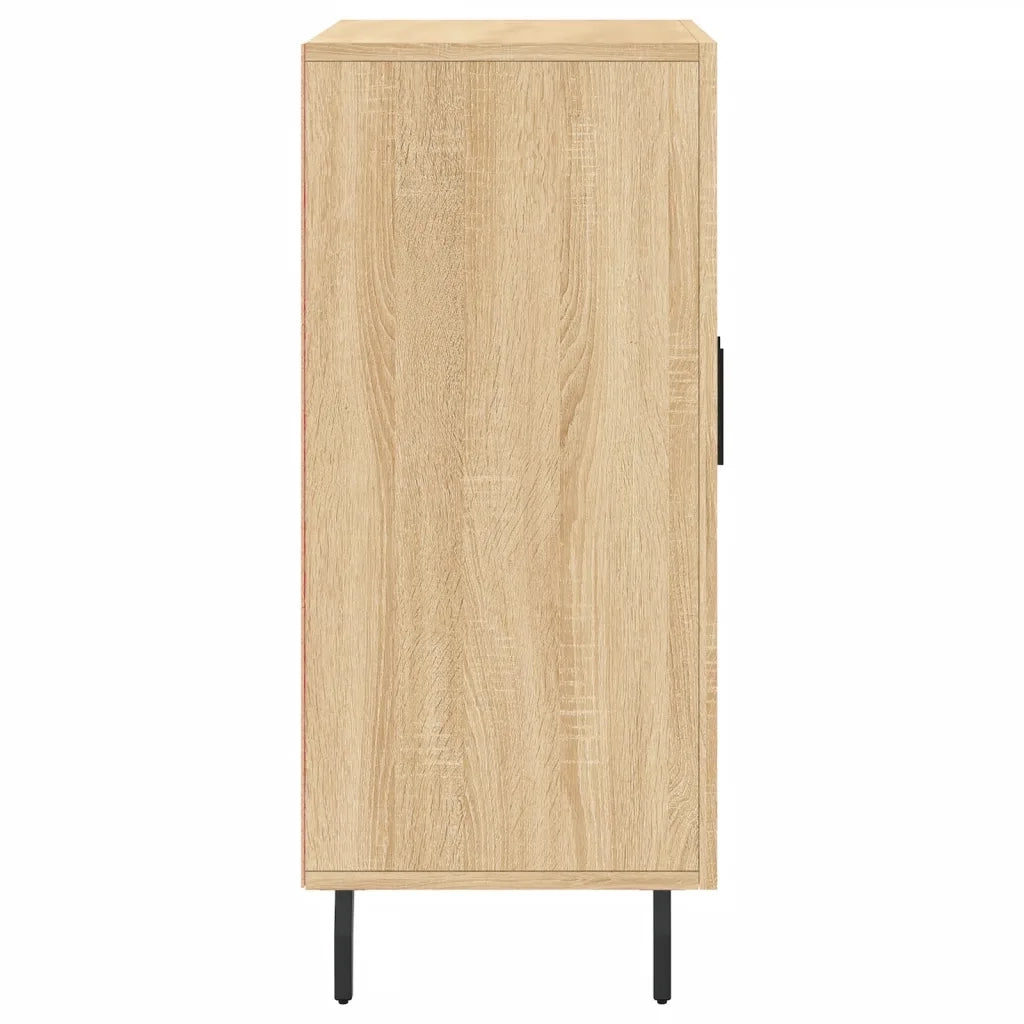 Credenza Rovere Sonoma 90x34x80 cm in Legno Multistrato 828127